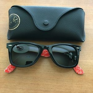 Ray-Ban Wayfarers and case